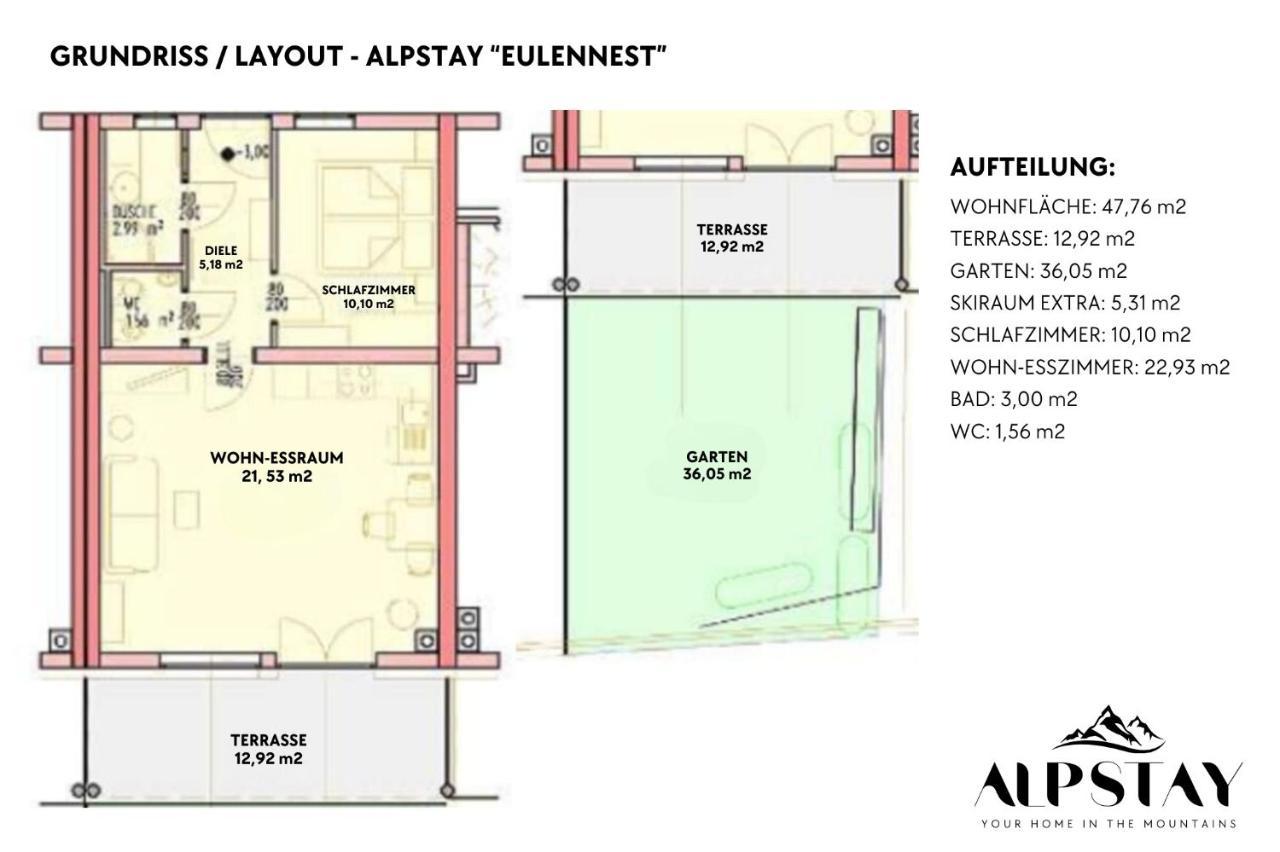 Alpstay "Eulennest" - Kaernten Card Sommer Inklusive Bad Kleinkirchheim Eksteriør billede